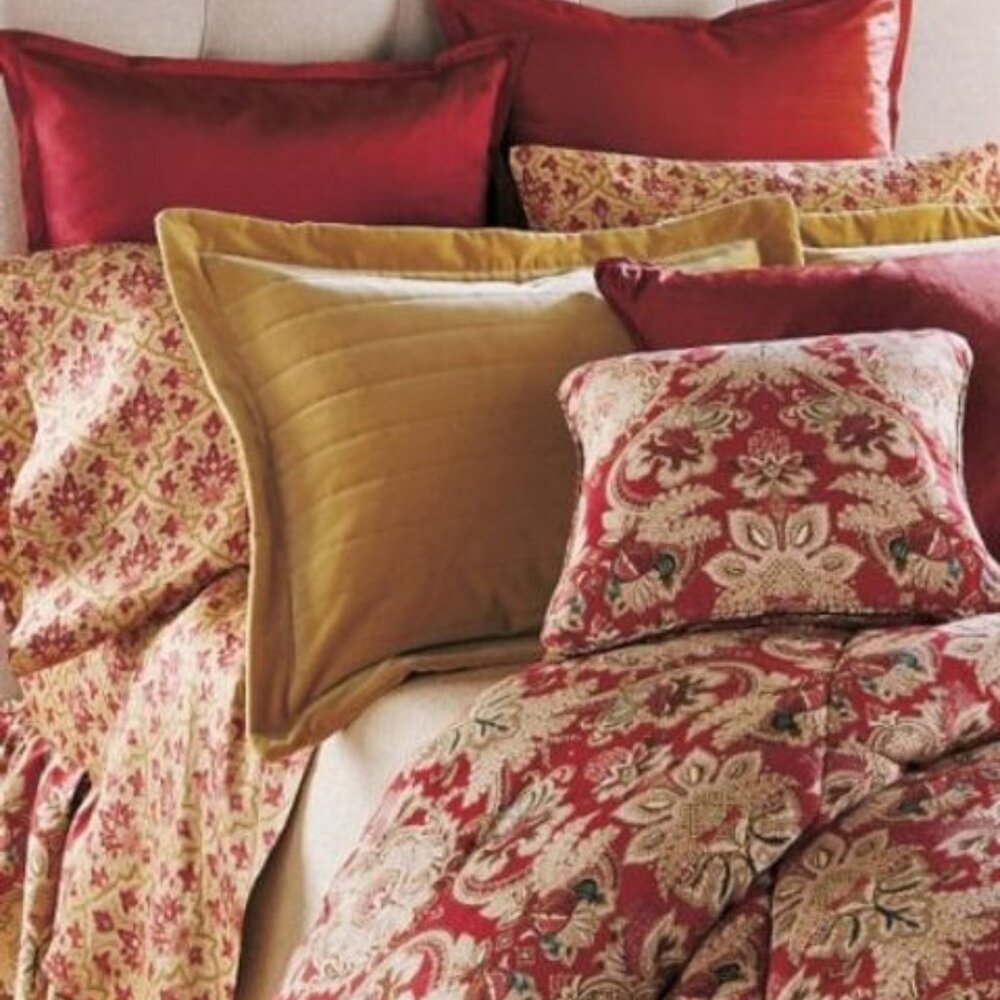 Vintage Ralph Lauren Jardiniere King Shams (2)